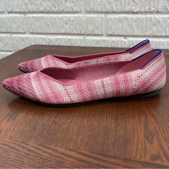 Rothy's Limited Edition Pink Plaid Points size 11.5